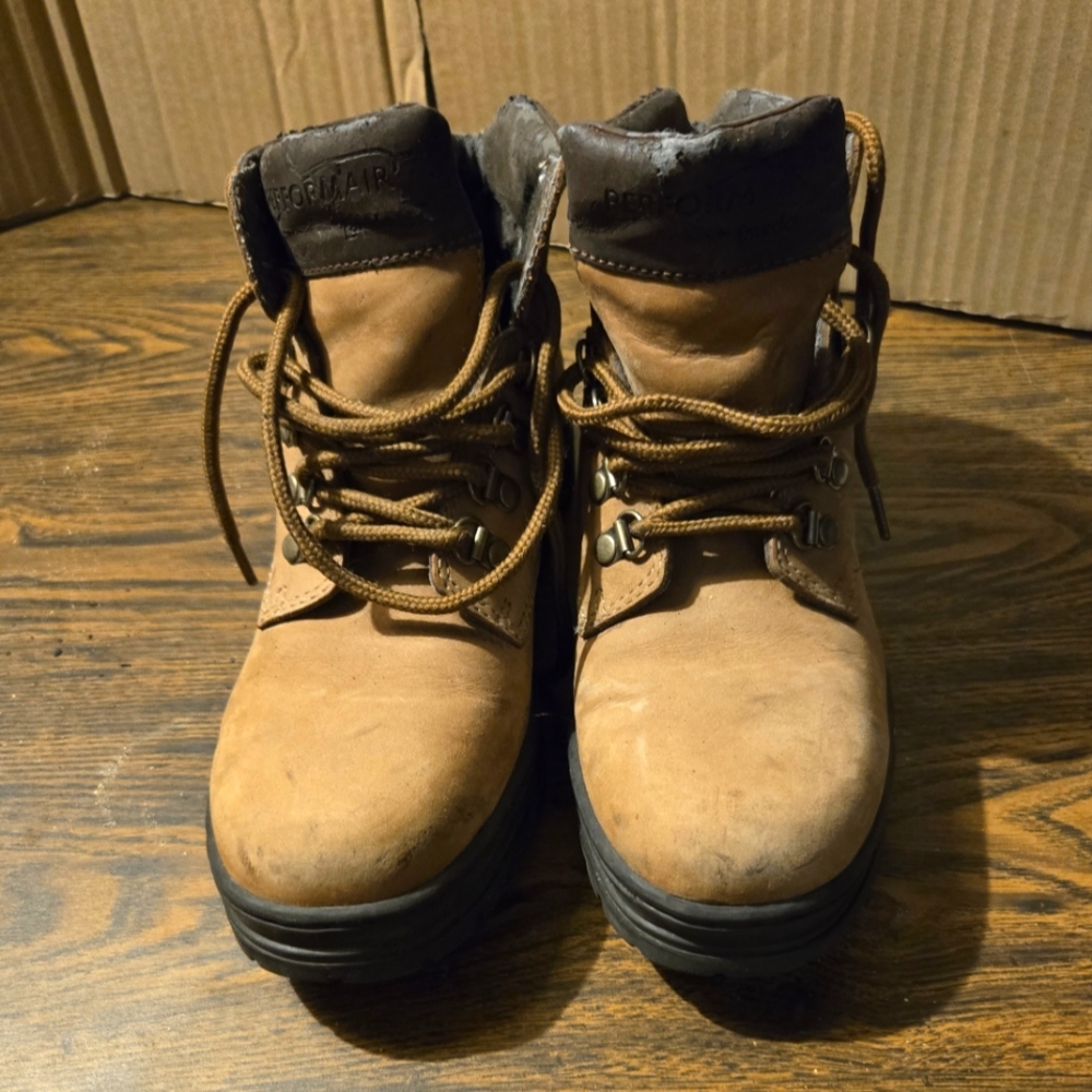 Womens Laredo Brown lace up boots